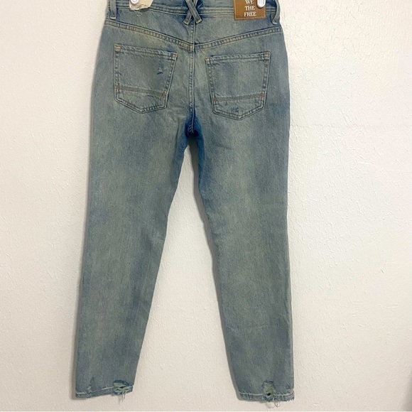 We The Free Unknown Legend Mid Rise Skinny Distressed Buttonfly Jeans NWT Sz 25 - Picture 7 of 13
